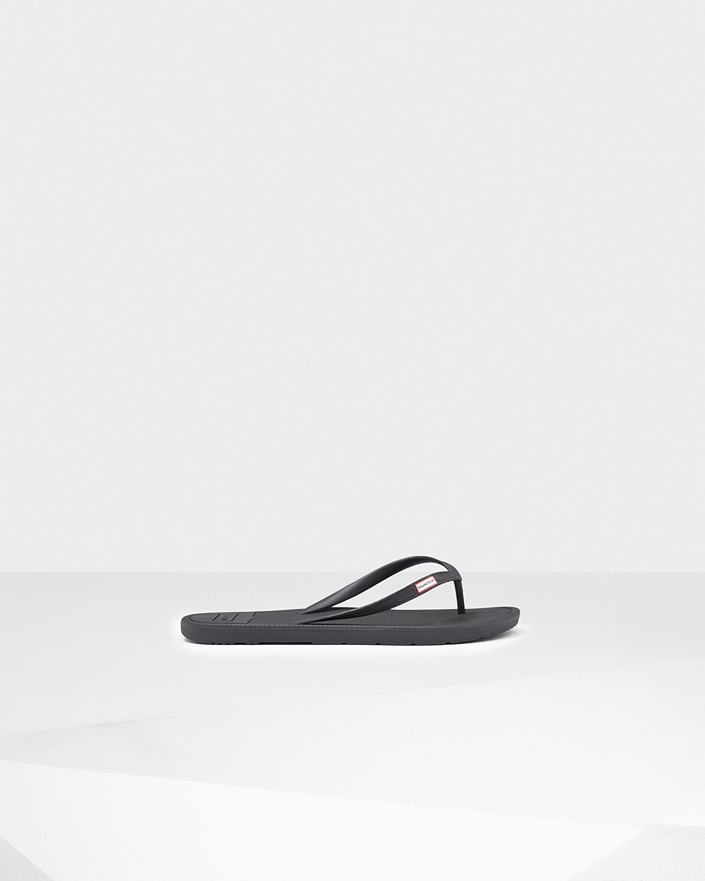 Hunter Original Flip Flops - Online Store Mens Black - DMPFWX853